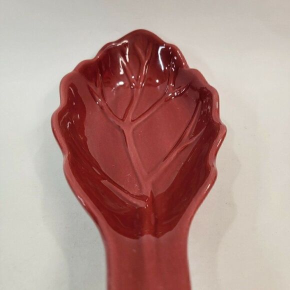 Tabletops Gallery Fall Leaf Spoon rest - Picture 4 of 6